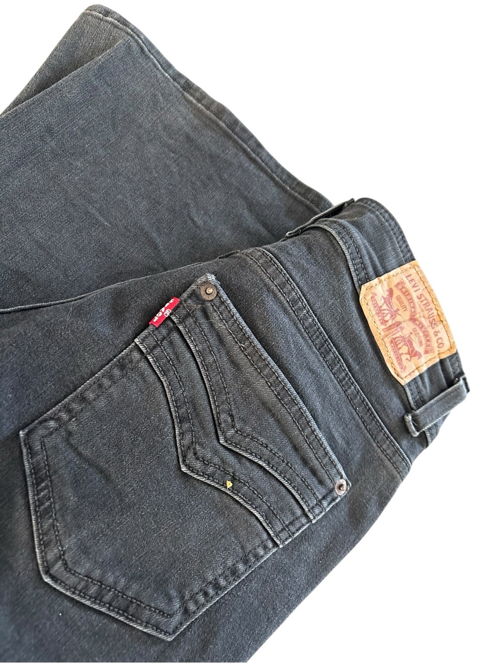 Levi's Women's Black Wide Leg Jeans - Classic Flare Fit - High Waist